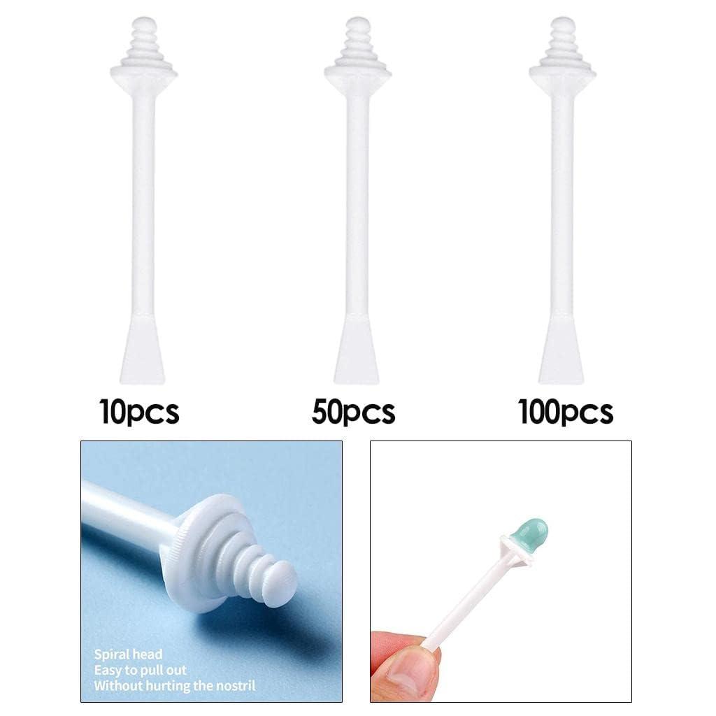 CALANDIS CALANDIS Nose Hair Removal Sticks Nose Wax Applicator for Nostril Nasal Cleaning 10Pcs