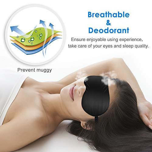 JEFlex JEFlex Natural Silk Sleep Mask Blindfold, Super-Smooth Eye Mask