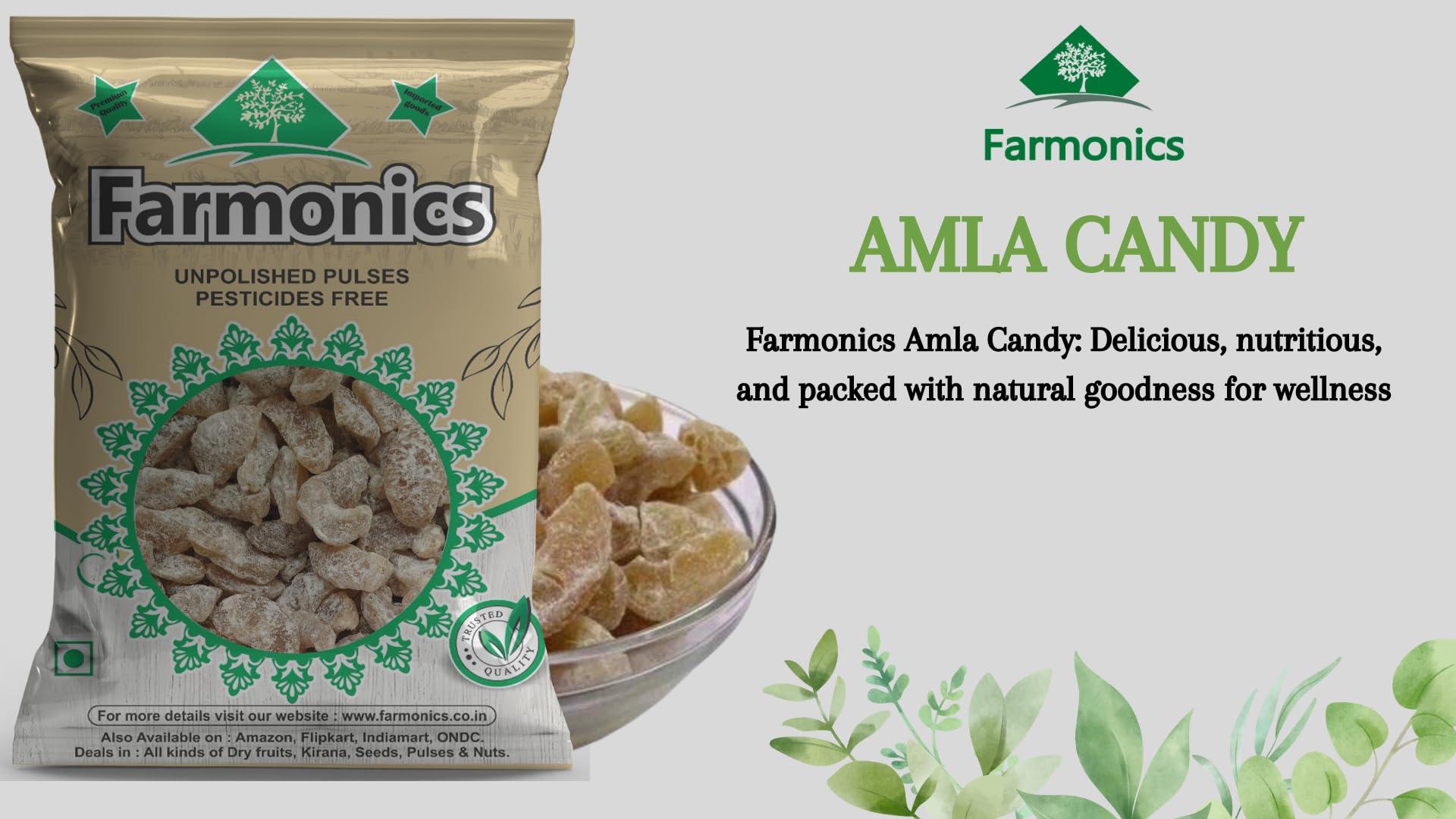 Farmonics Amla Candy 250g (Indian Gooseberry) | 100% Natural Sweet and Tangy Flavor Candy