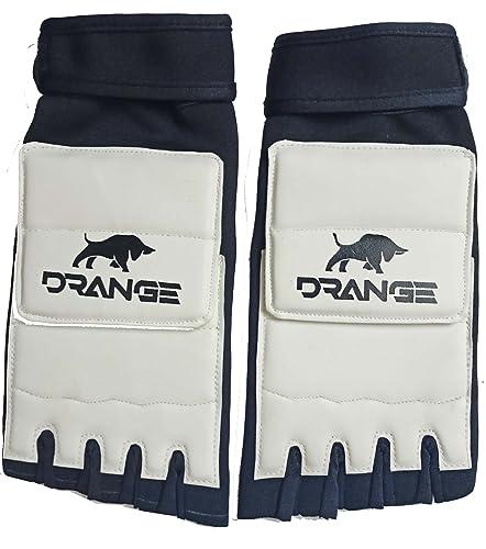 DRANGE Drange Taekwondo Foot Guard Karate/Kick-Boxing/MMA Double wrap Foot Protector (M)