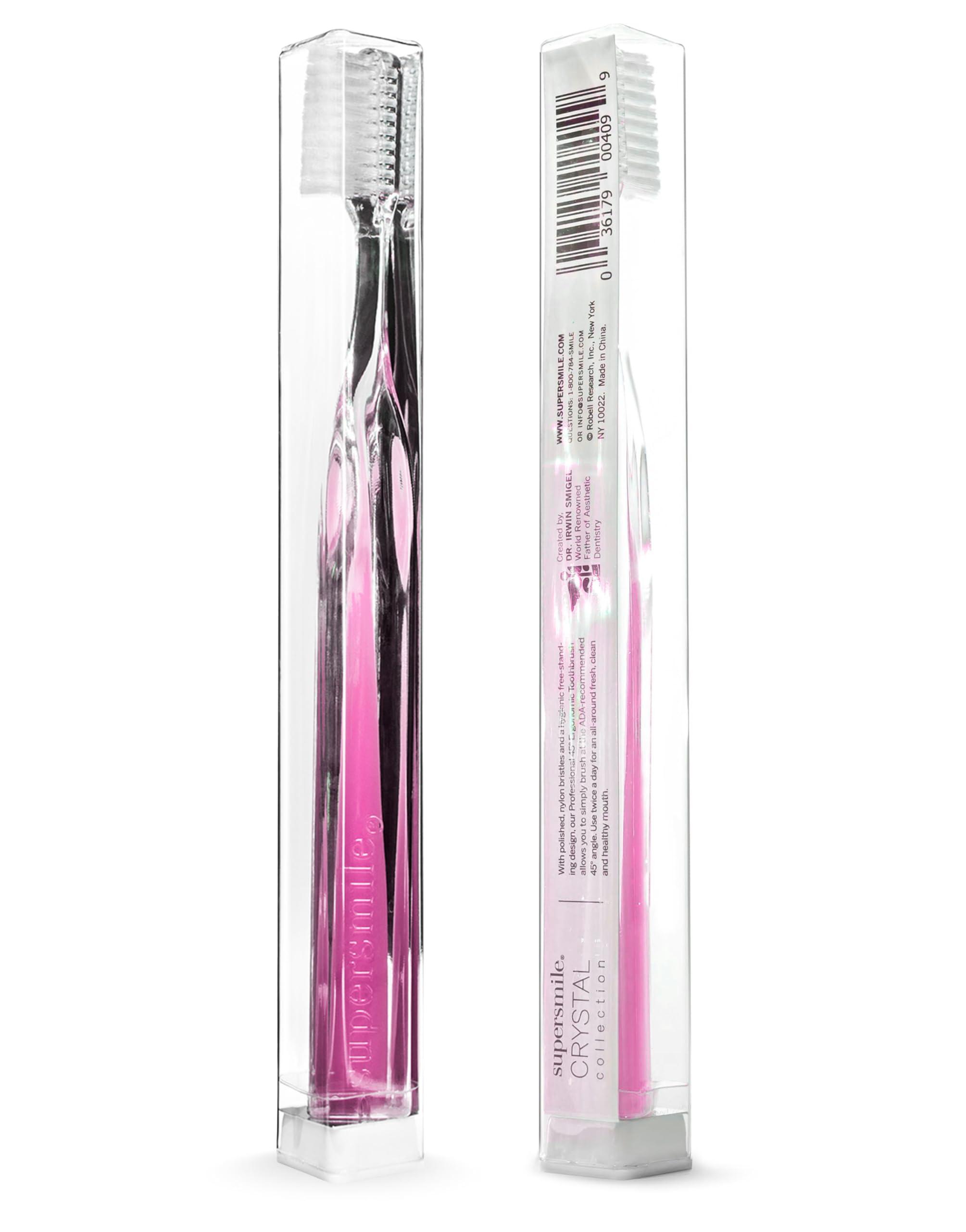 Supersmile Supersmile Crystal Collection Toothbrush, Pink Diamond