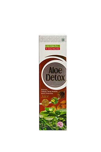 Herbal Trends Herbal Trends Aloe Detox Juice- Ensure Greater Feeling of Well Being- Ayurvedic Safe Blend of 12 Herbs- Pure & Natural Ras-750ml