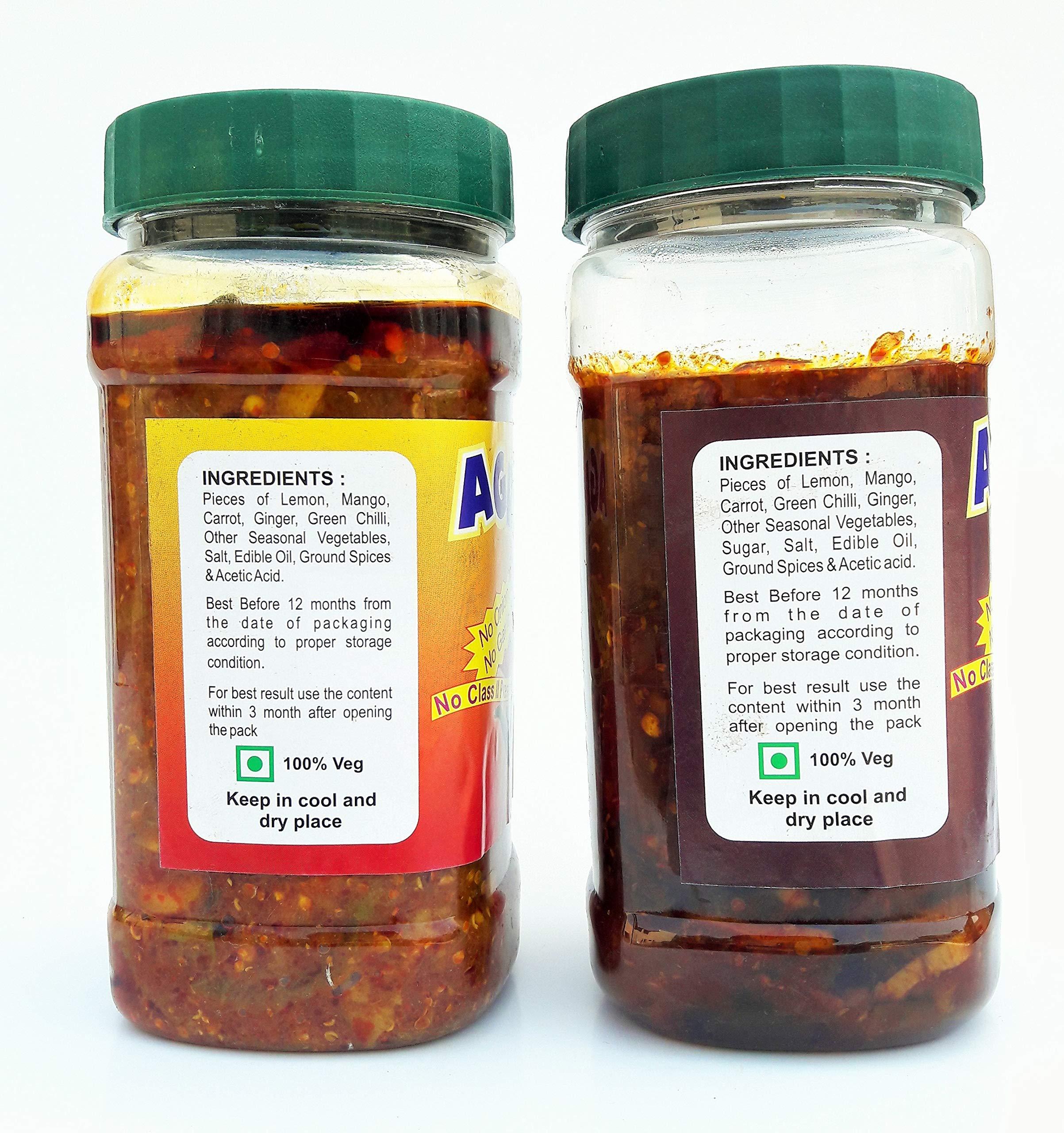 AGRAWAL'S AGRAWAL'S Mixed Pickle 450 GMS & Mixed Sweet Pickle 450 GMS Combo