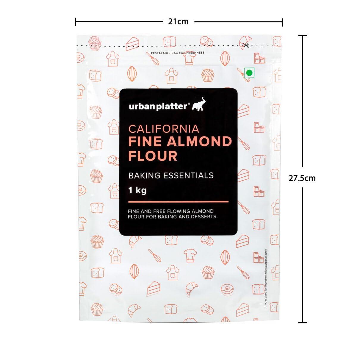 urban platter Urban Platter Fine California Almond Flour, 1Kg [Keto-Friendly, Naturally Protein-Rich, Blanched Almond Fine Powder]