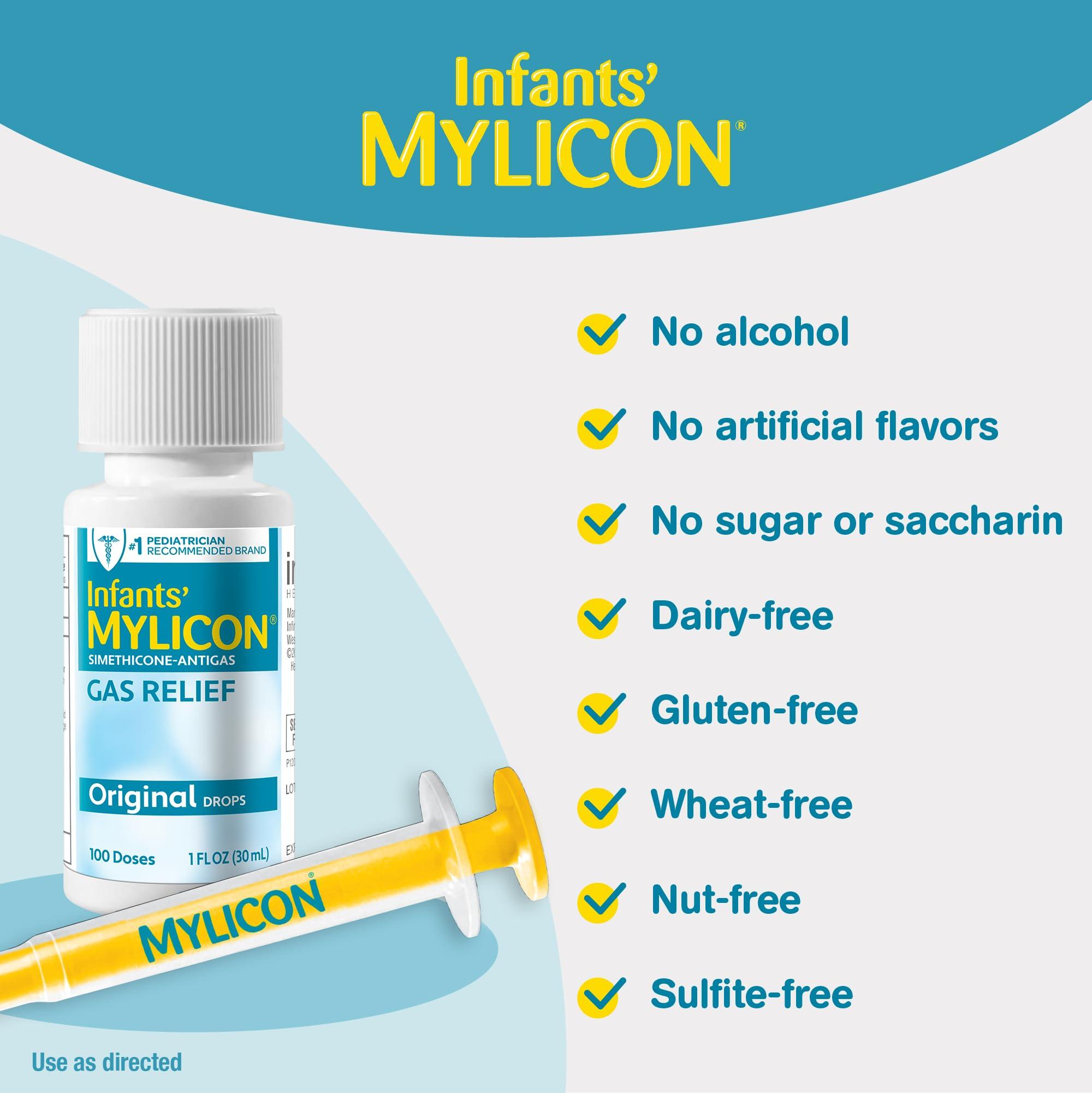 Mylicon Mylicon Infant Drops Anti-Gas Relief Original Formula, 1.0 Fluid Ounce