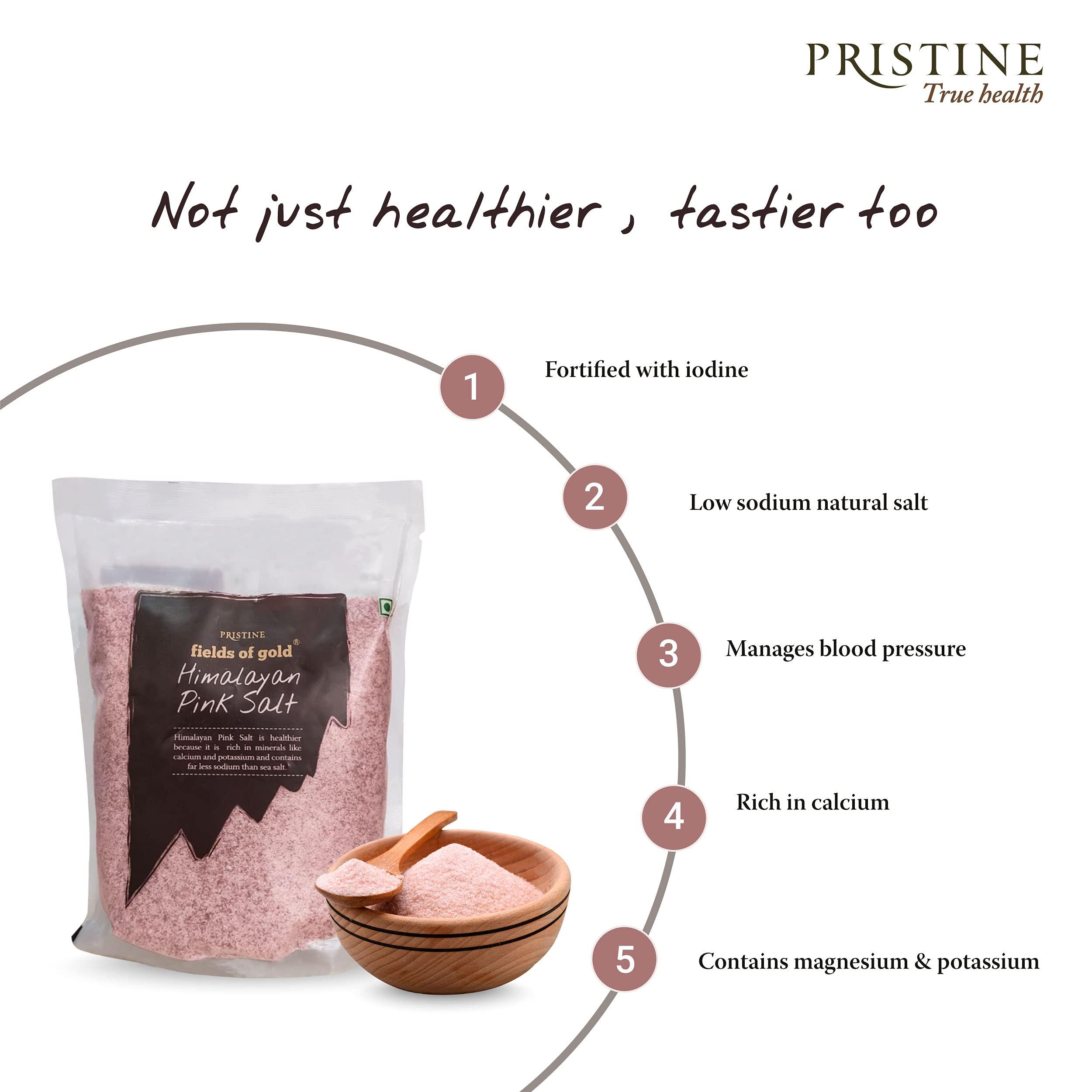 Pristine PRISTINE Fields of Gold Himalayan Pink Salt, 1kg
