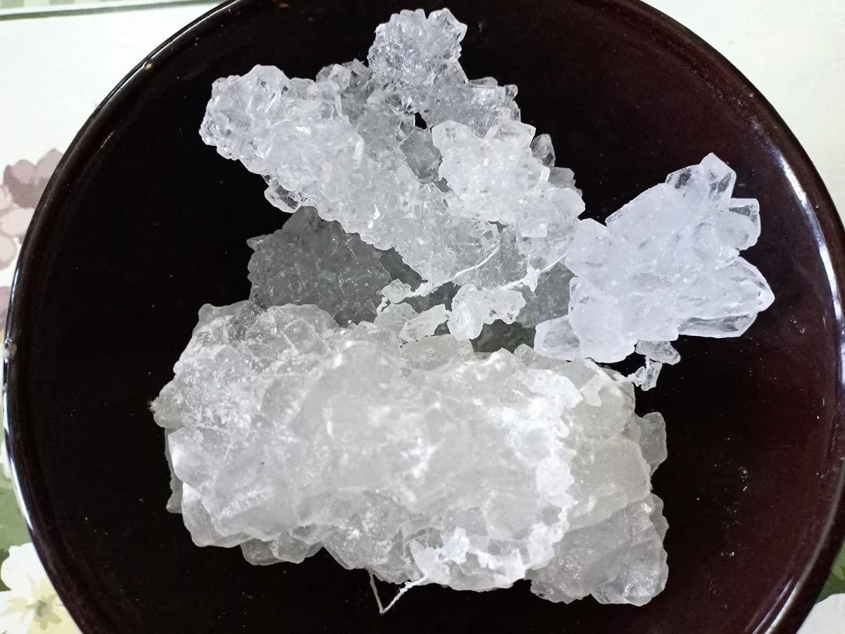 SPS MARKETING Dala Misri Crystal, Dhaga Mishri, Mishri Sugar Crystal, Thread Mishri, Pure Thread Crystal Rock Sugar/ DHAGA MISHRI|Thread Crystal 500g