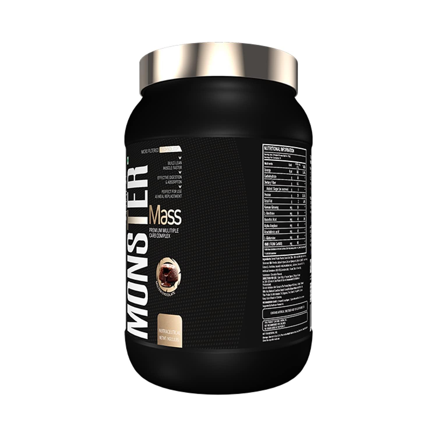 Muscle Harvest Muscle Harvest Monster Mass Gainer Molten Chocolate 1KG