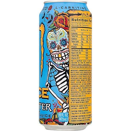 Monster Monster Energy Mango Loco 500ml Can , (Pack of 8 Cans X 500ml each )