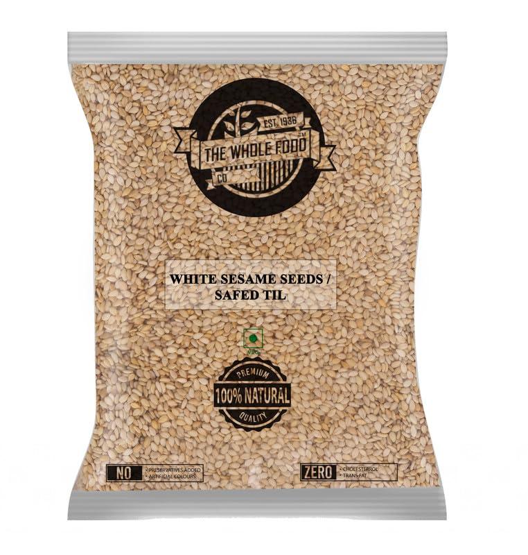 The Whole Food Co. The Whole Food Co. - Premium White Sesame Seeds (Safed Til), 500g