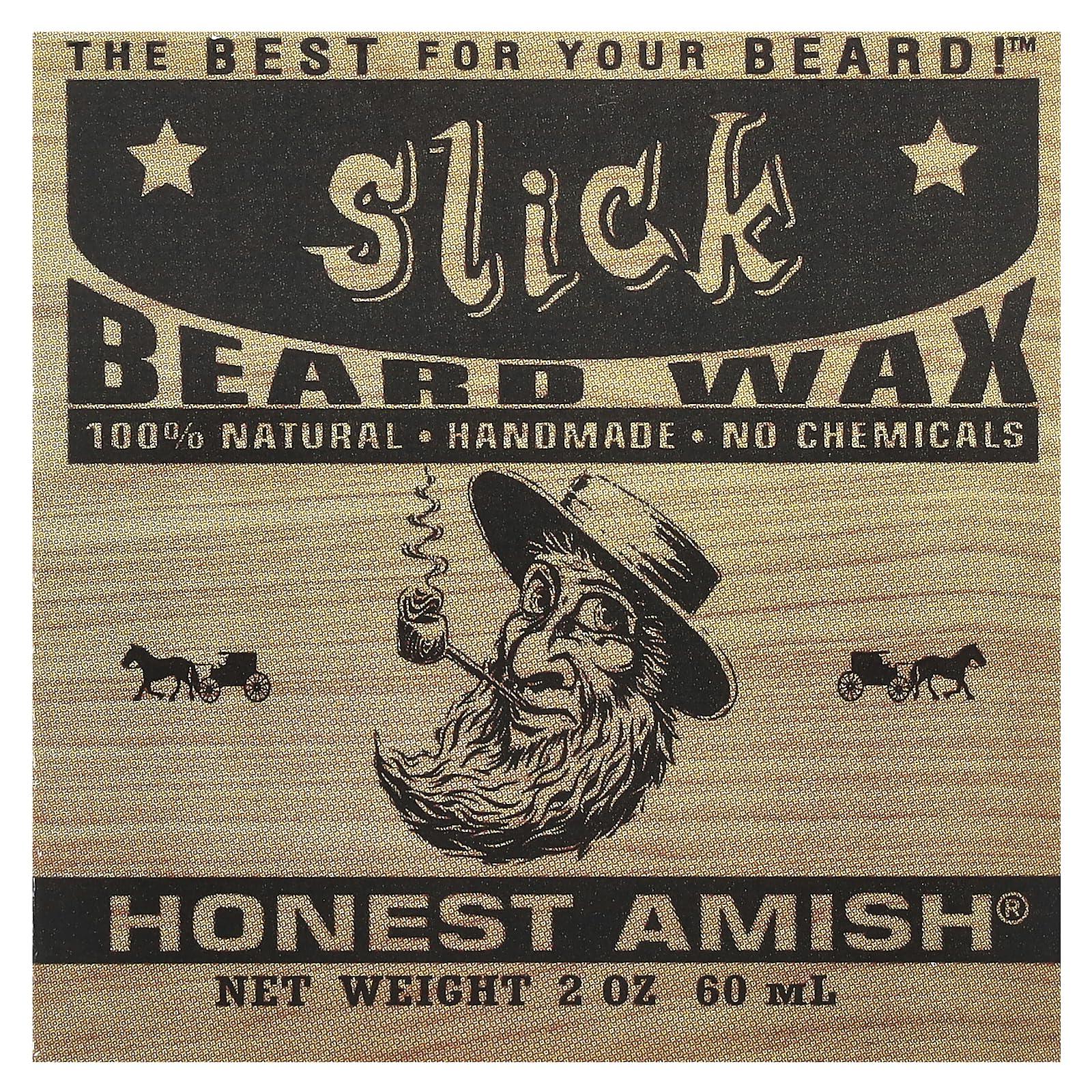 Honest Amish Honest Amish Slick Beard Wax - All Natural and Organic