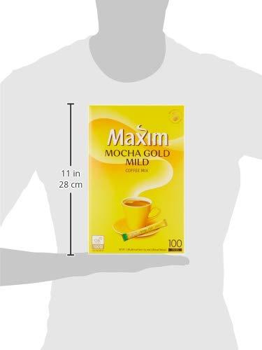 Maxim Mocha Gold Maxim Mocha Gold Mild Coffee Carton Mix(100 Sticks),1200 Grams