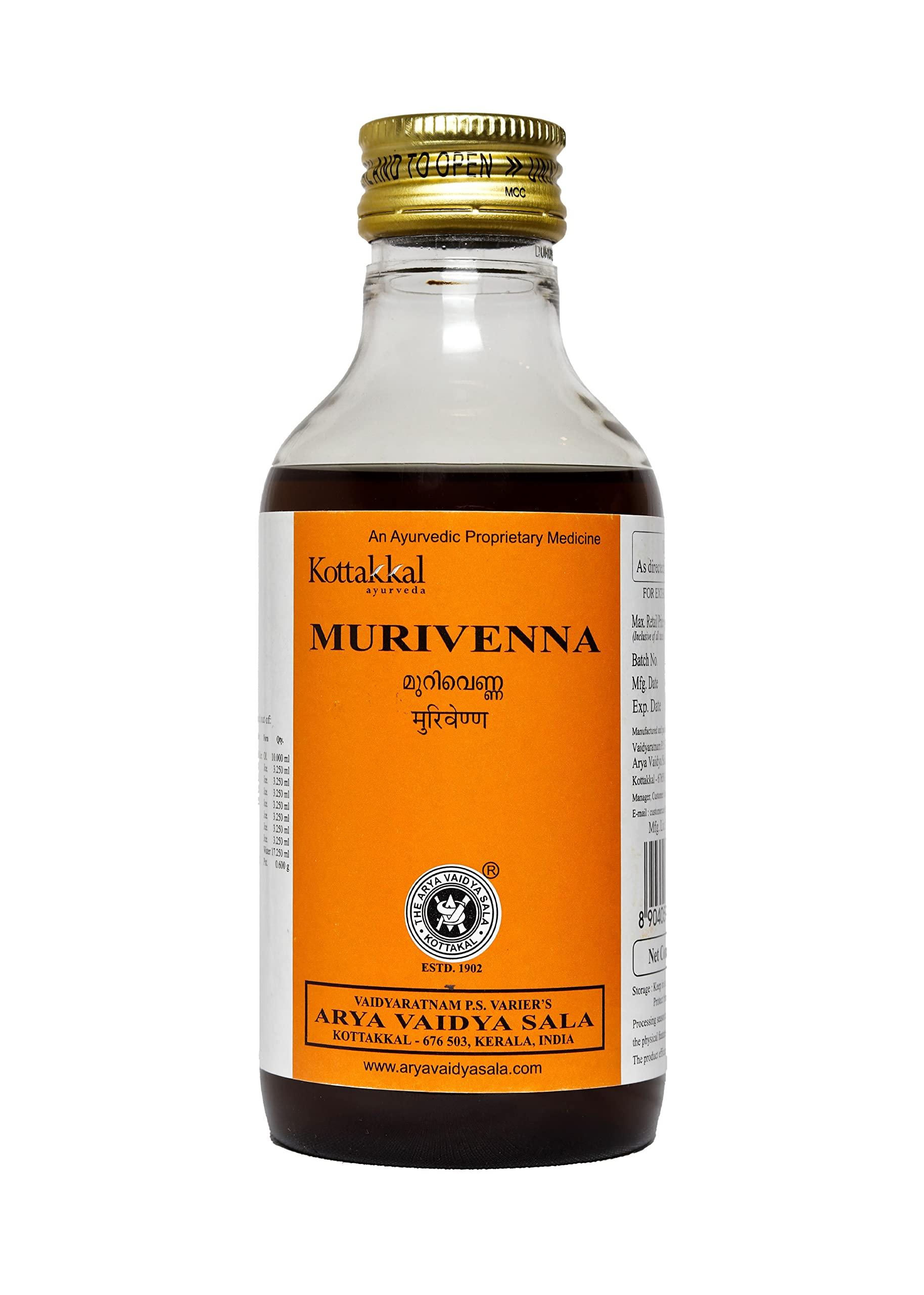 Kottakkal ayurveda Kottakkal ayurveda® Murivenna - 200 ml, Enriched With Natural Ingredients (Pack of 2)