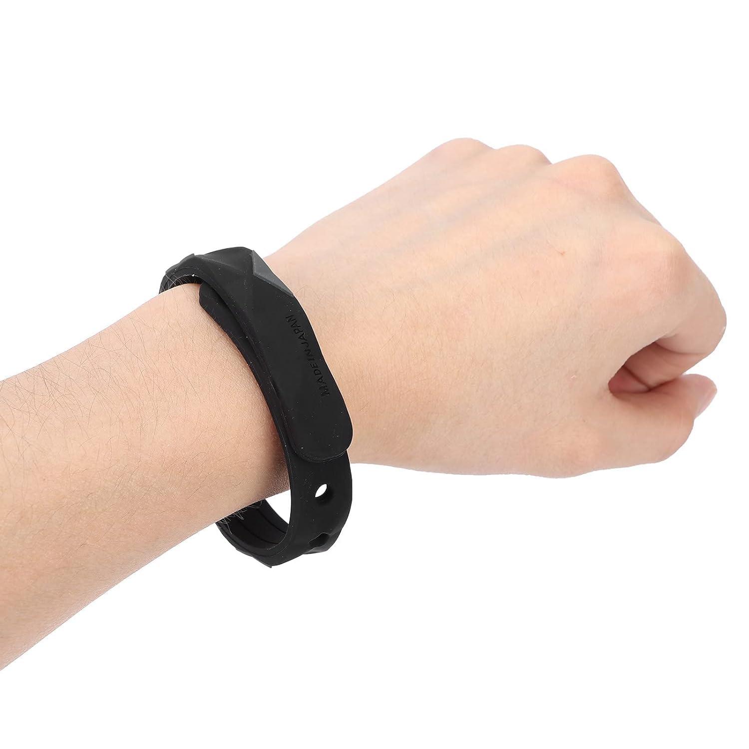 James International James International Anti Static Wrist Strap Band Adjustable Cordless Anti-Static Wristband Wireless Antistatic Bracelet for Men Women, Fits Your Wrist Comfortably (Black & Purple)