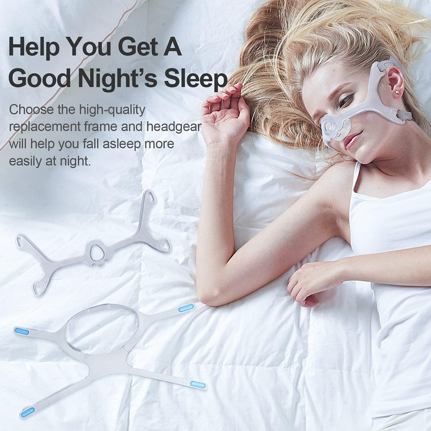 ItAll 2pcs Fabric Frame and Replacement Headgear Compatible with Wisp Nasal Mask, Not Fit for DreamWisp Nasal Mask