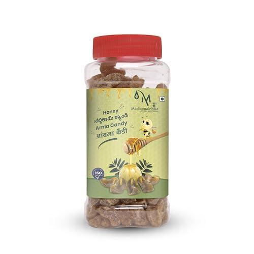 Madhumakshika Madhumakshika Natural Pure Lehya (500gm) | Amla Candy (250gm) | without any Preservative and Additives Combo Pack of 2
