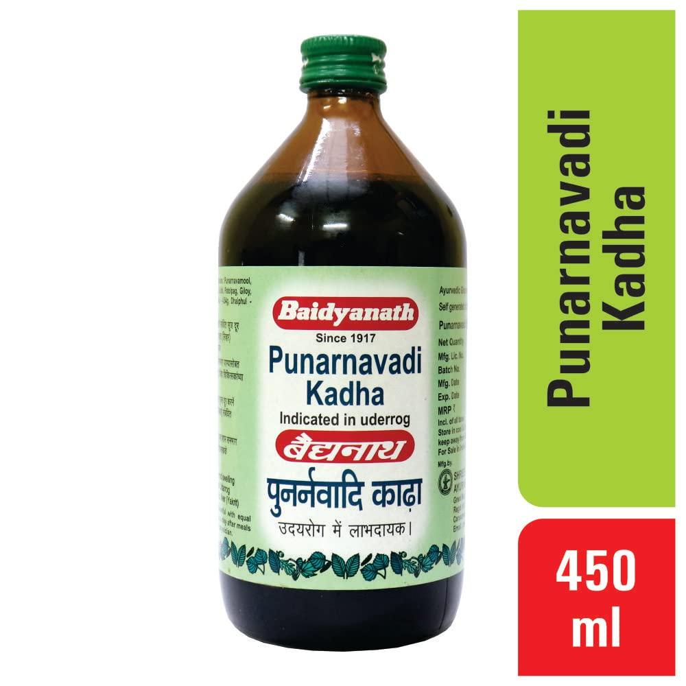 Baidyanath Baidyanath Nagpur Punarnavadi Kadha| For Anemia and liver Support - 450 ml