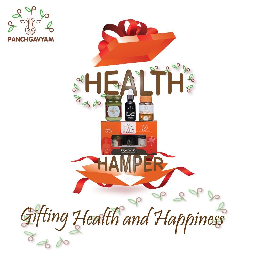 PANCHGAVYAM Panchgavya Digestion kit|Health Hamper |Helps to Improves Digestion|Helps in Gastric and Acidity | Products made with Natural herbs|Box of health & happiness|Diwali GIFT