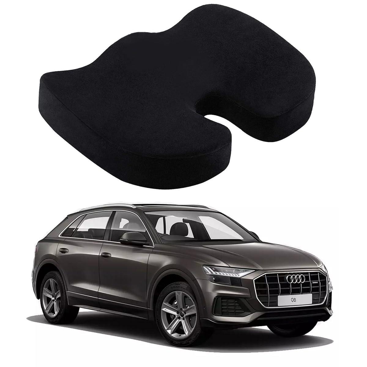 Oshotto Oshotto Orthopedic Memory Foam Coccyx Seat Cushion for Tailbone, Sciatica Pain Relief Hip Support for Office, Cars, Chair Compatible with Audi Q8
