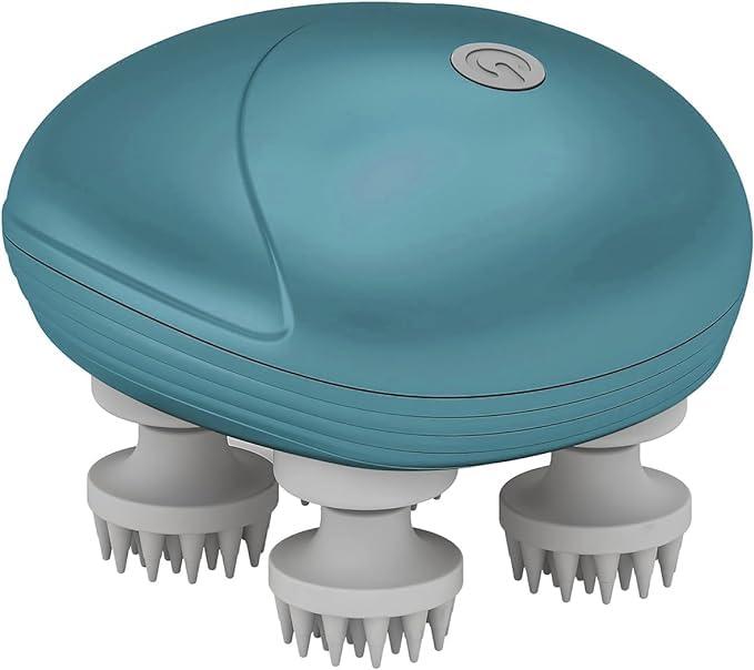 Clefairy Clefairy Handheld Head Massager Electric Scalp Massager for Self-Care or Headaches Cordless & Compact Shampoo Brush Lightweight & Ergonomic Comb for Shower Waterproof