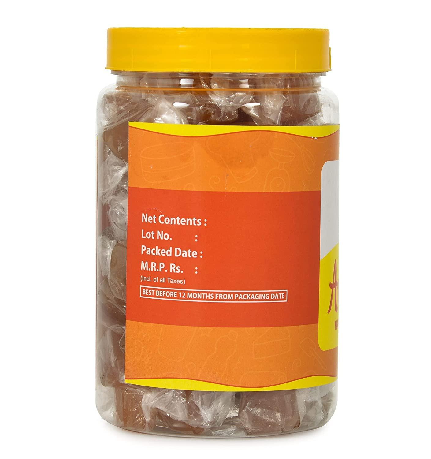 Farm & Farmers Farm & Farmers Premium Khatta Meetha Aam Papad 500gm - Dry Mango Fruit Bar Home made Aam Papad Slice Bar Aam Candy for Kids and Adults No Preservaive and No Added Color