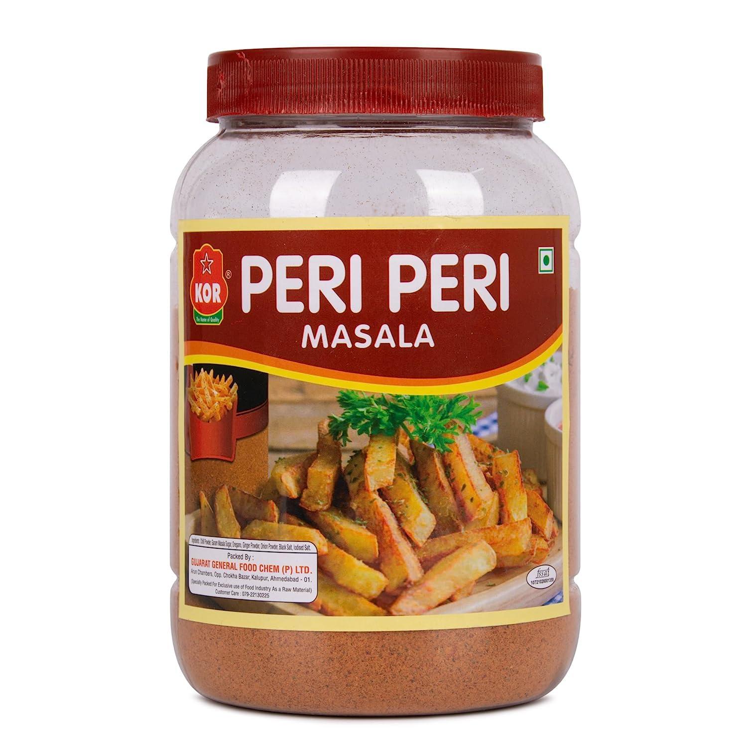 KOR KOR Combo Of Tomato Seasoning (400g) + Pizza Masala 400g + Peri Peri Masala 400g (Pack Of 3) Italian Pizza Masala/Pizza Pasta macaroni Noodle Masala/Pizza Seasonings Exotic Spices.