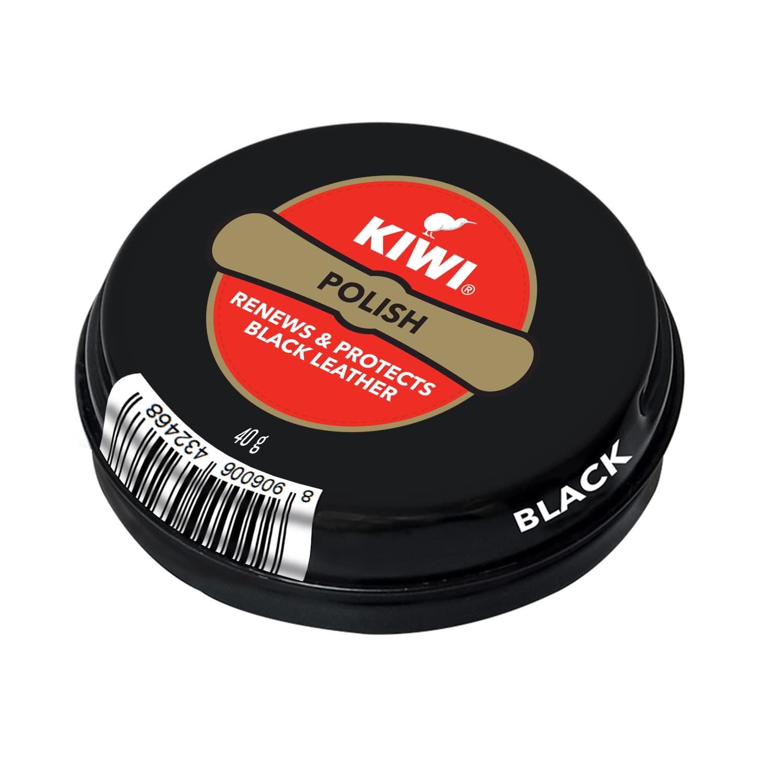 KIWI Kiwi Neutral Shoe Sponge 1 pc + Kiwi Paste Shoe Polish Black 40 gm