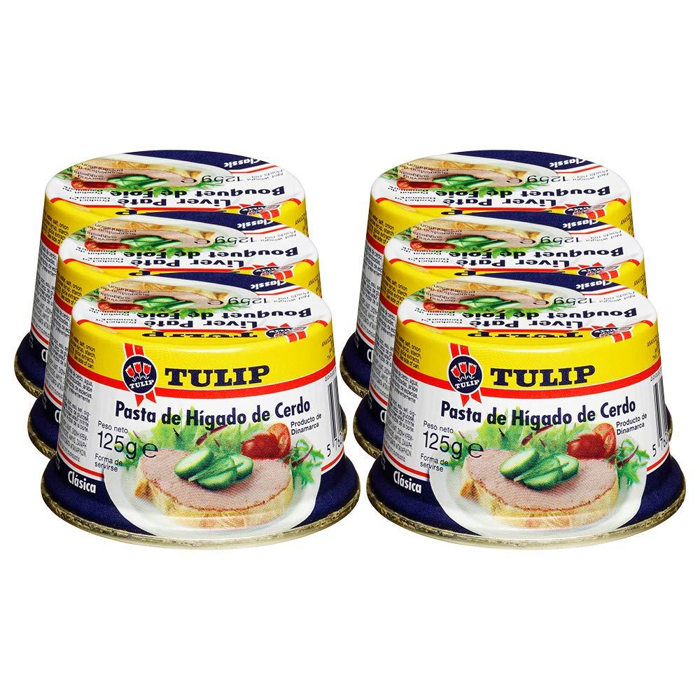 Tulip Tulip Liver Pate, 125g,Pack of 6 Product of Denmark