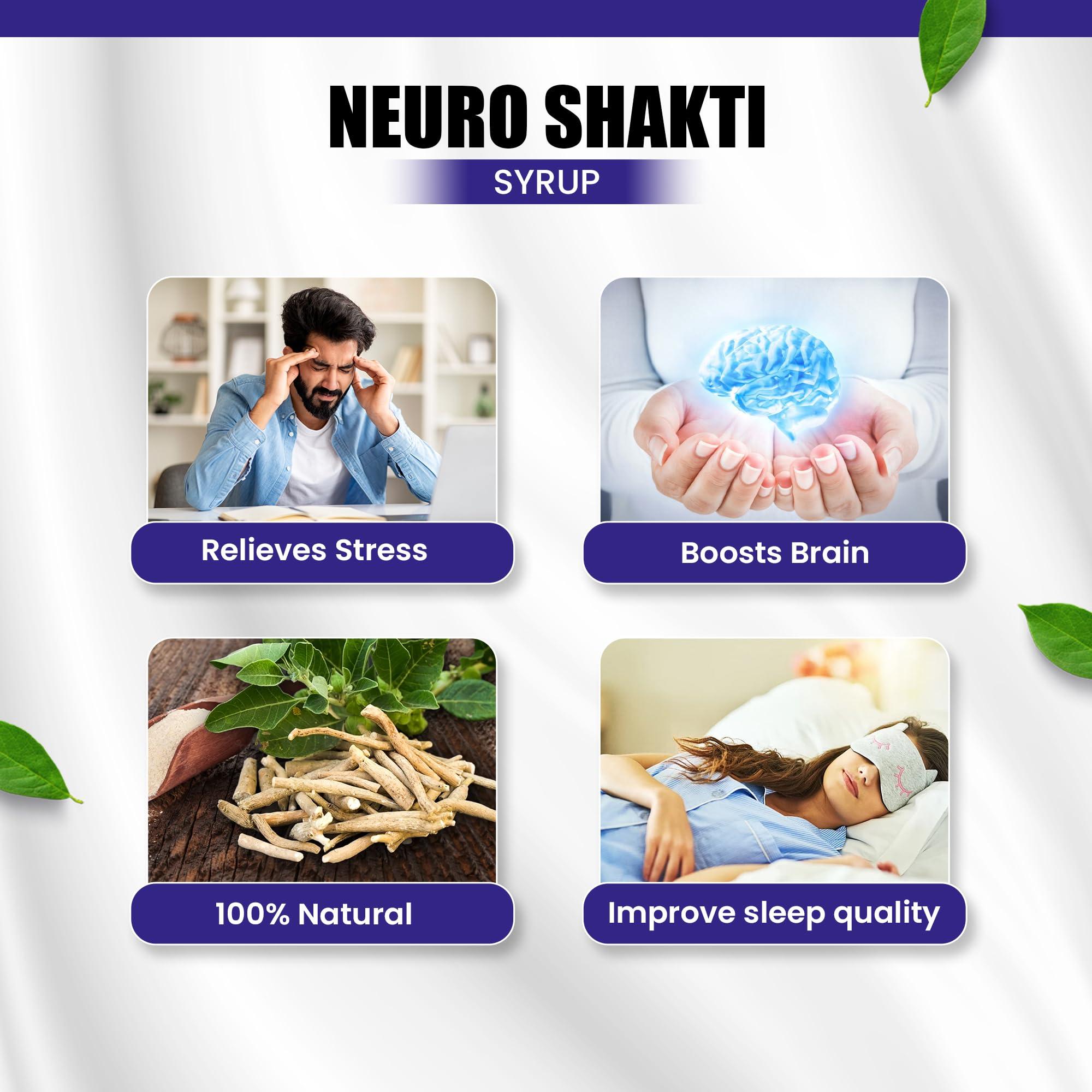 Neuro Shakti Neuro Shakti Syrup helps in tension depression good sleep & mental wellness 200ml