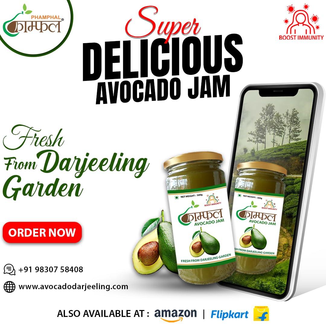 PHAMPHAL PHAMPHAL Avocado Jam Boost Immunity Good For Health Fresh From Darjeeling Garden