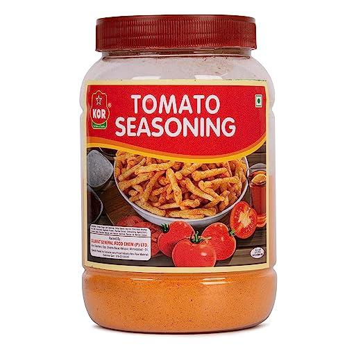 KOR KOR Combo Of Cream Onion Masala (400g) + Tomato Seasoning (400g) Pack of 2 / for Popcorn, Salads, Finger Chips, Dips, Sprinkling
