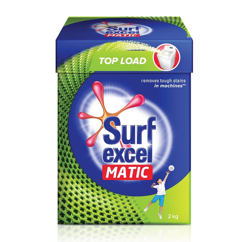 Surf Excel Surf Excel Matic Top Load Detergent Powder, 2 kg & Matic Top Load Detergent Powder - 4 Kg with Free 2 Kg Combo