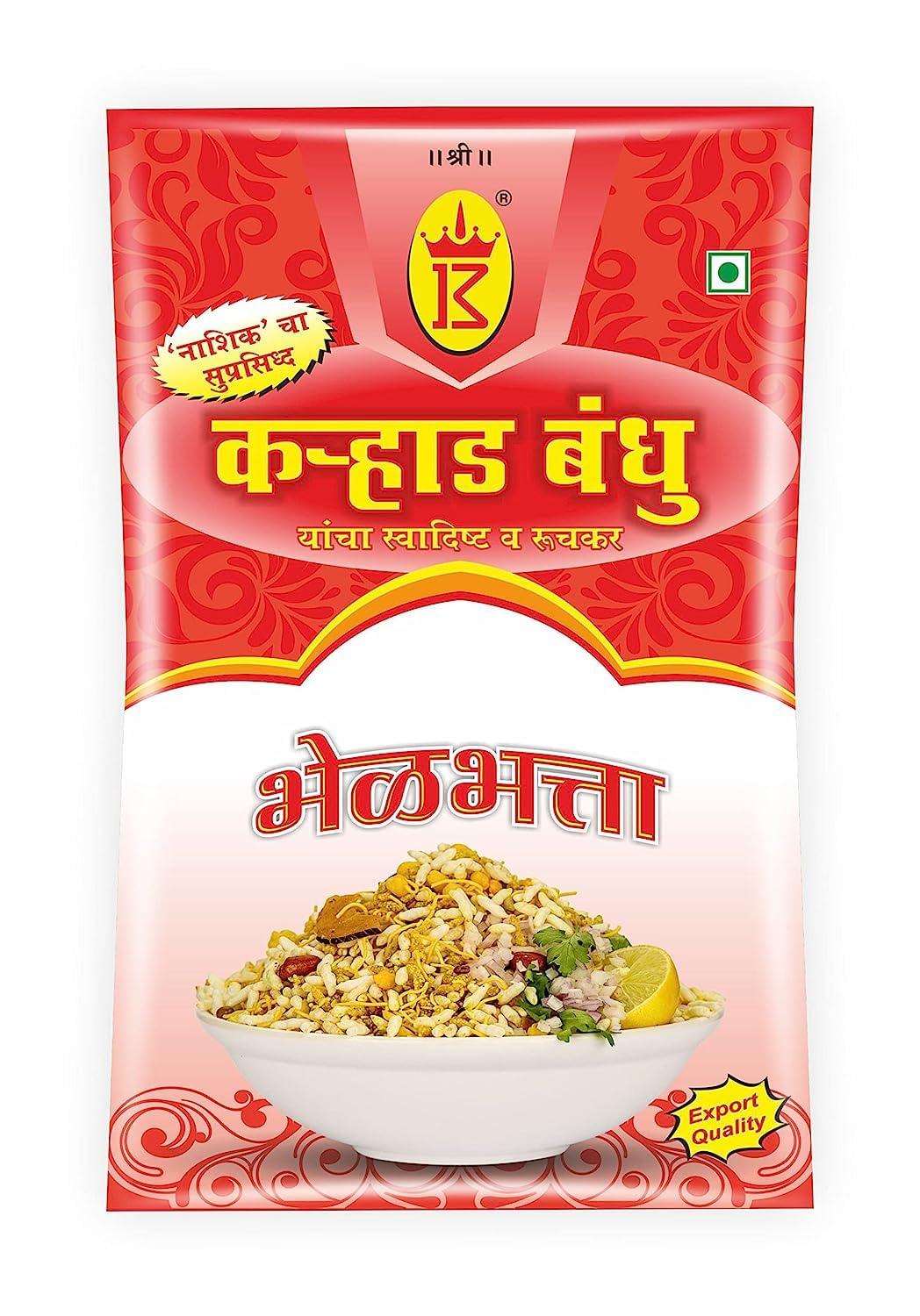 SAMBHA AGRO Karhad Bandhu Bhel Bhatta Nashik Special Indian Snacks (1 Kg)