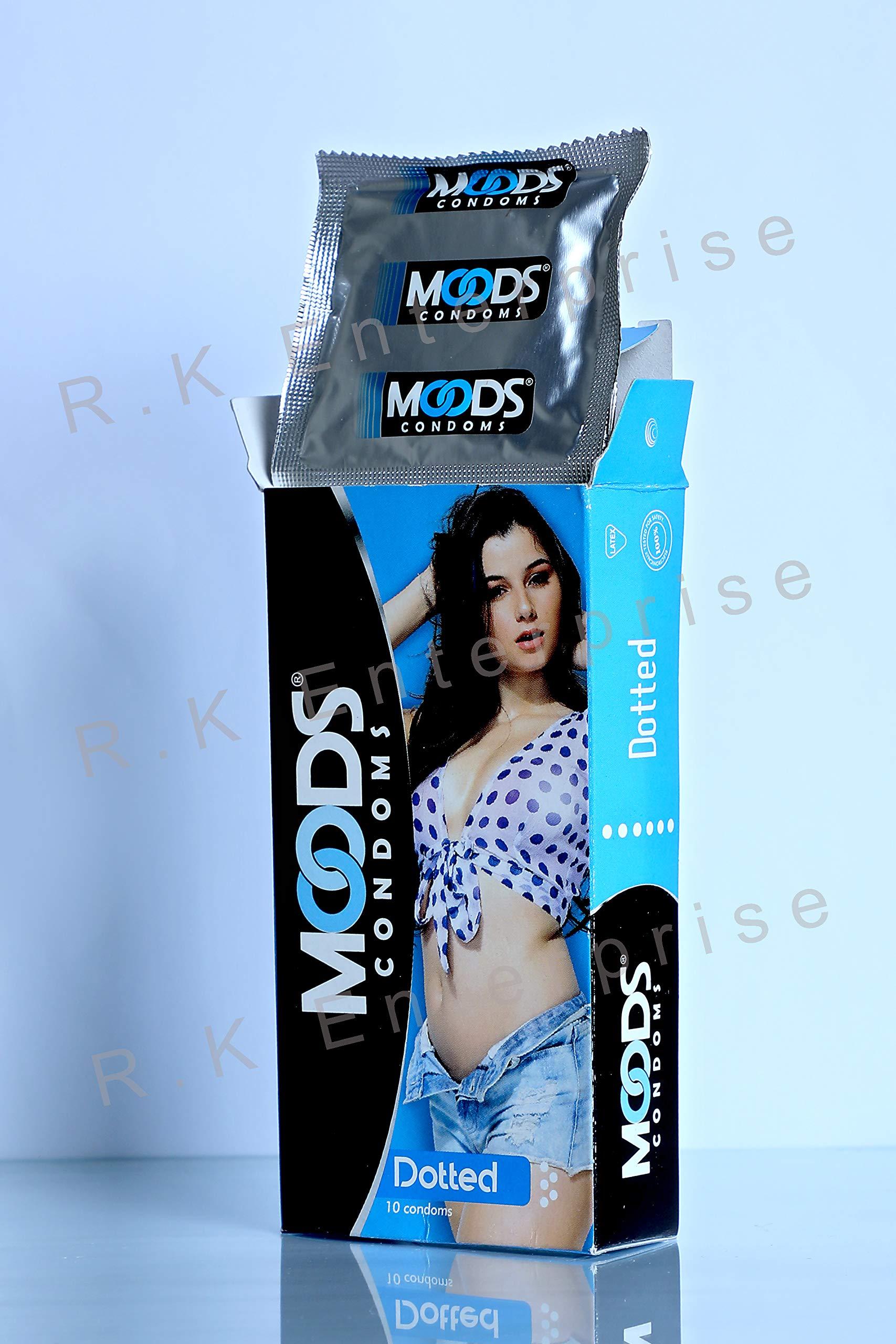 MOODS MOODS Men Condom Dotted Flavours Combo 3-Pack in 30Condom