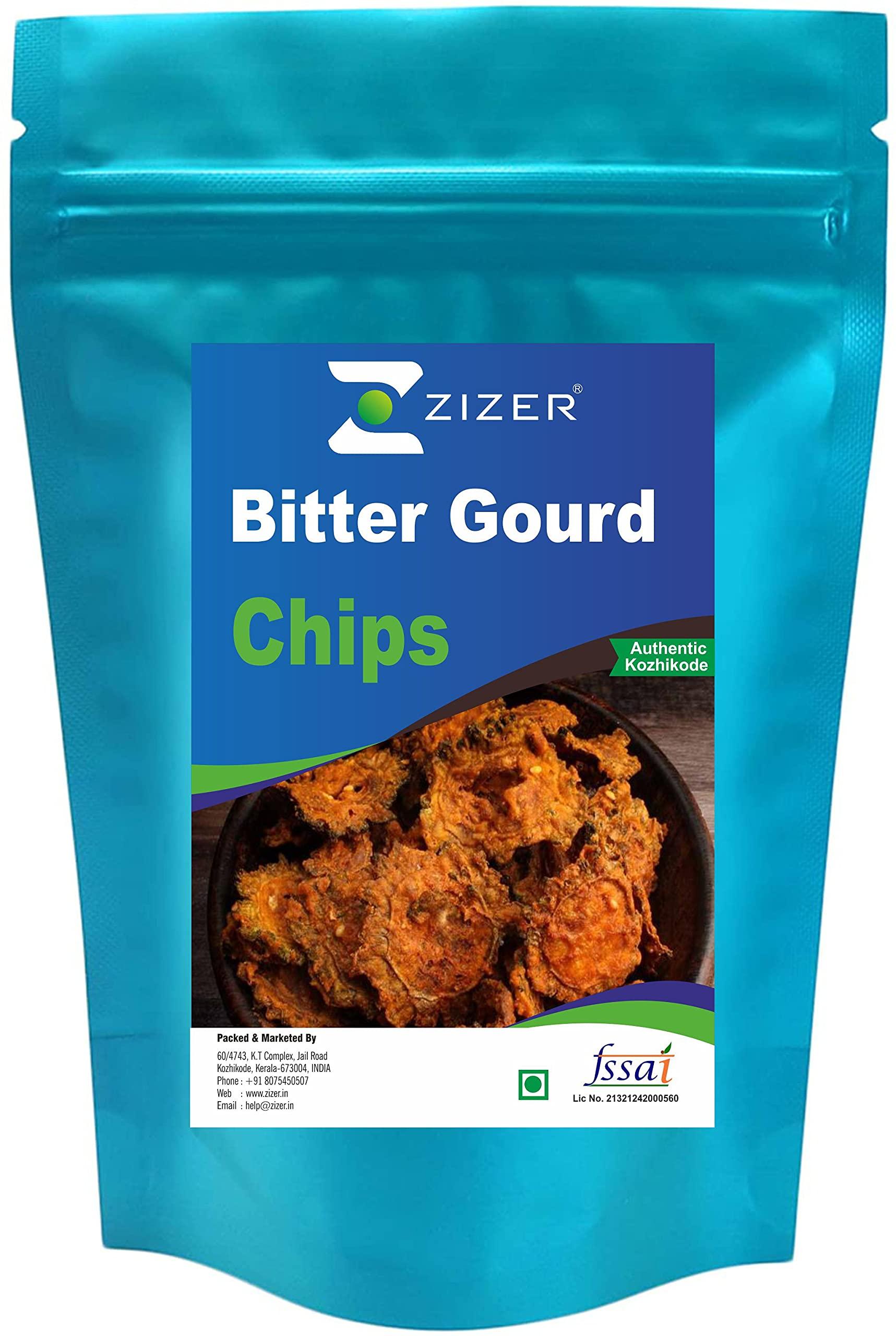 Zizer Zizer Crispy Kozhikoden Bitter Gourd Chips (250 g)