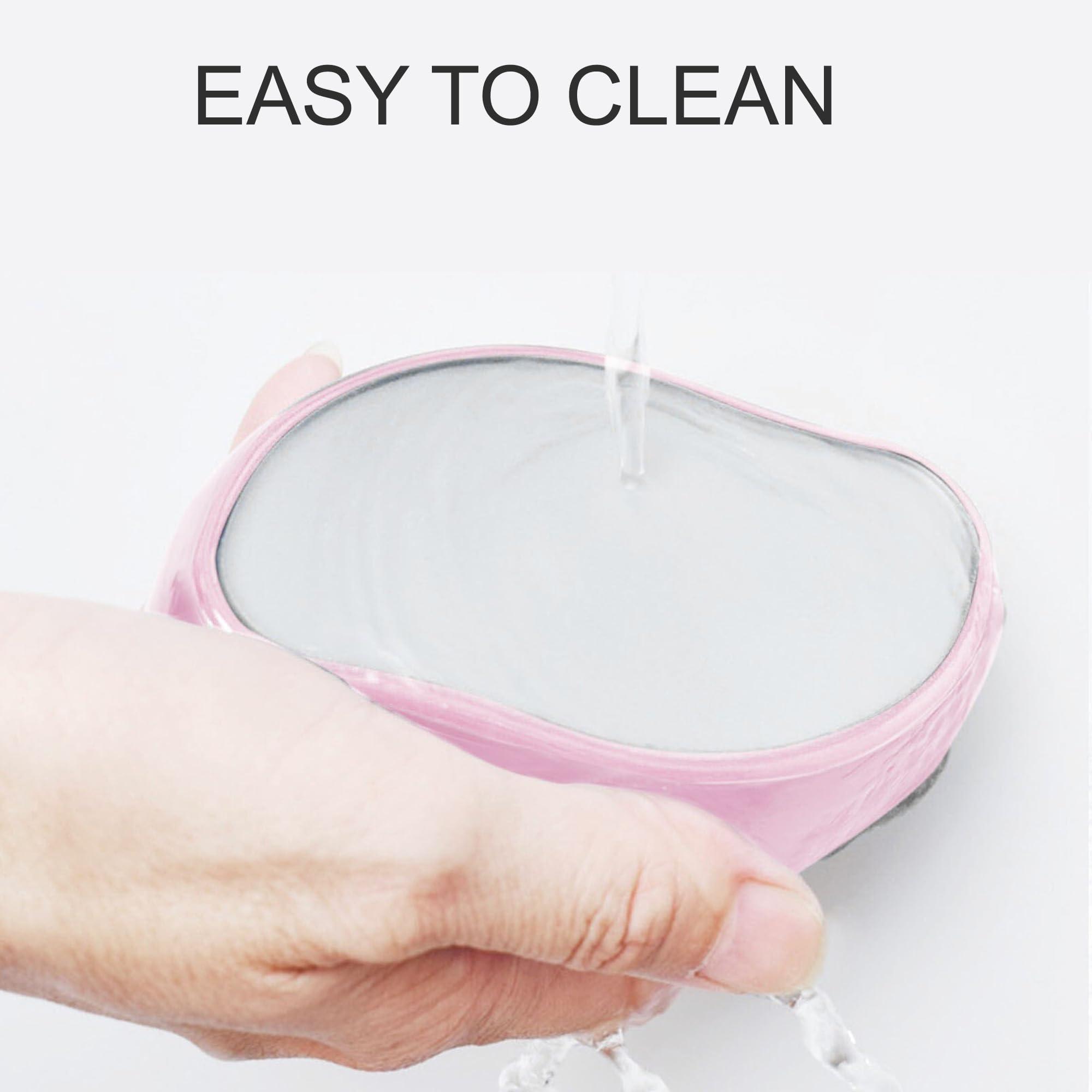 Crystal Shaver Crystal Hair Eraser, Painless Exfoliation Bleame Hair Removal Tool for Men Women, Soft Smooth Silky Skin, Magic Hair Removal (Pink)