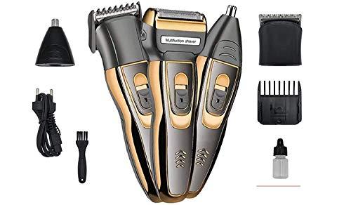 SaiCreation SaiCreation pro gemei GM-595 wireless 3-in-1 Beard Dadhi Nose Trimmer & Shaver razor rechargeable zero machine Multipurpose grooming kit for men Multicolor