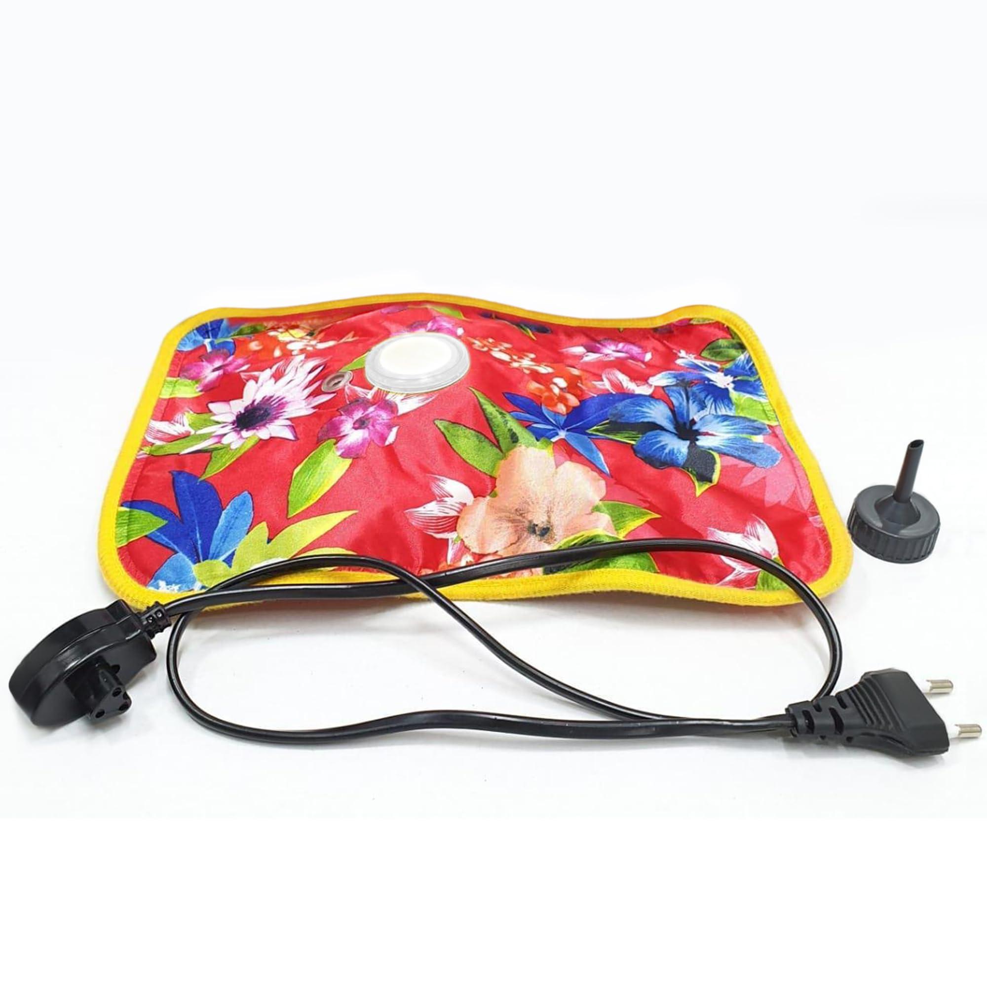 elove Elove Electric Heating Gel Pad for Pain Relief Heat Pouch Hot Water Bottle Bag auto cut Electric Hot Water Bag heating pad For Cramps Sore Muscles Rechargeable Hot Water Bag (Color & Design May Vary)