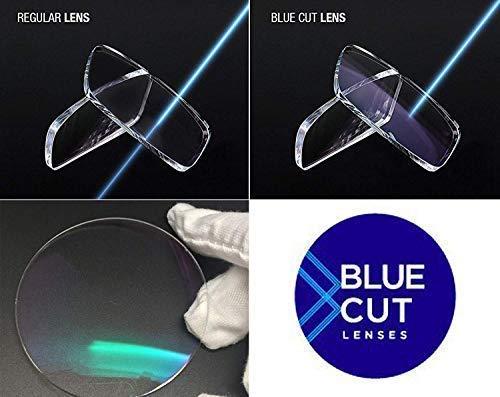 Opticalskart Opticalskart  Premium Bluecut Spectacles With Blue-Ray Cut Block (Glasses with Power) for Eye Protection from Computer Laptop Mobile Eyeglasses Make In India (Colour May Vary) (Lens Power, Minus 0.25)