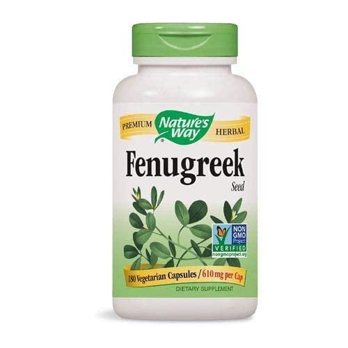 NATURE\'S WAY Nature\'s Way, Fenugreek Seed, 610 mg, 180 Veggie Caps