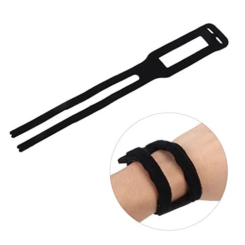 Kufoo Yoga Wrist Band, Strong Support Breathable Sports Wrist Strap Comfortable Relieve Ache Multi Purpose for Driving (Black)