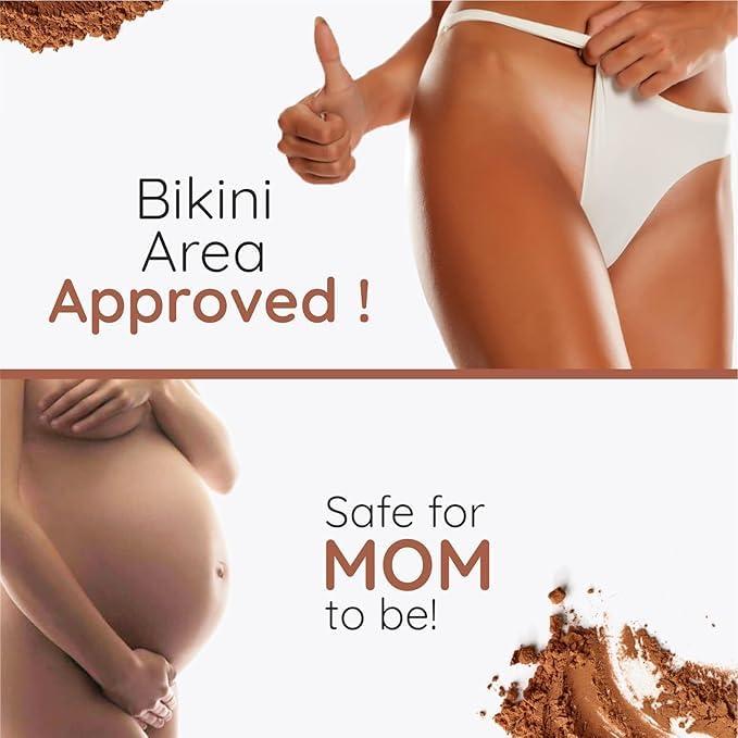 FAITH & PATIENCE FAITH & PATIENCE Chocolate Hair Removal Powder - 10 Min Full Body Wax, Unisex adult, Pack of 2