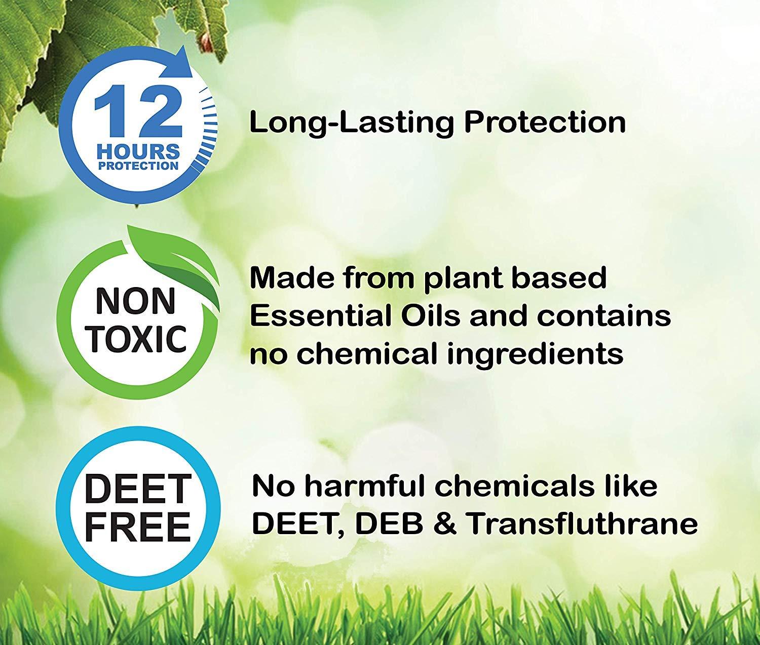 Kavach kavach Mosquito Repellent Patch, Yellow, 20 Patches Per Box -Combo Pack of 5