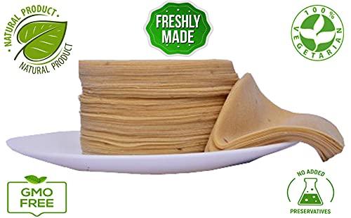 TREE OF EARTH TREE OF EARTH Organic Plain Indian Papad Kerala Pappadam Kerala Papadam Homemade Kerala Papad Appalam Kerala Papadam Pappadams (1 Kg - upto 200 N) Packed in Re-sealable ziplock Bag