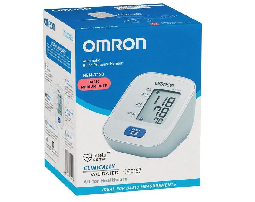 Omron Omron HEM 7120 Fully Automatic Digital Blood Pressure Monitor With Intellisense Technology For Most Accurate Measurement - Arm Circumference (22-32Cm)