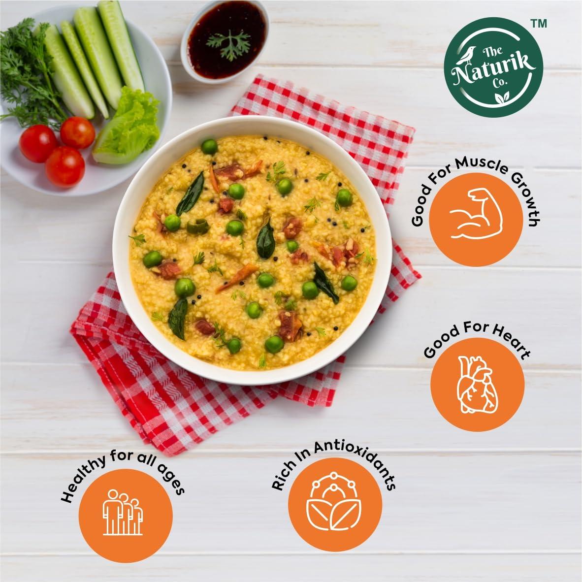 The Naturik Co The Naturik Co. Masala Millet Khichdi 500g: Ready to Eat, High Protein, Gluten-Free, Vegan, Low Calorie and No Preservative