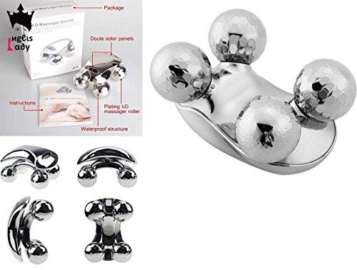 PARATPAR MALL PARATPAR MALL 4D Massager diamond full body massage roller facial anti-wrinle smooth skin beauty shiatsu