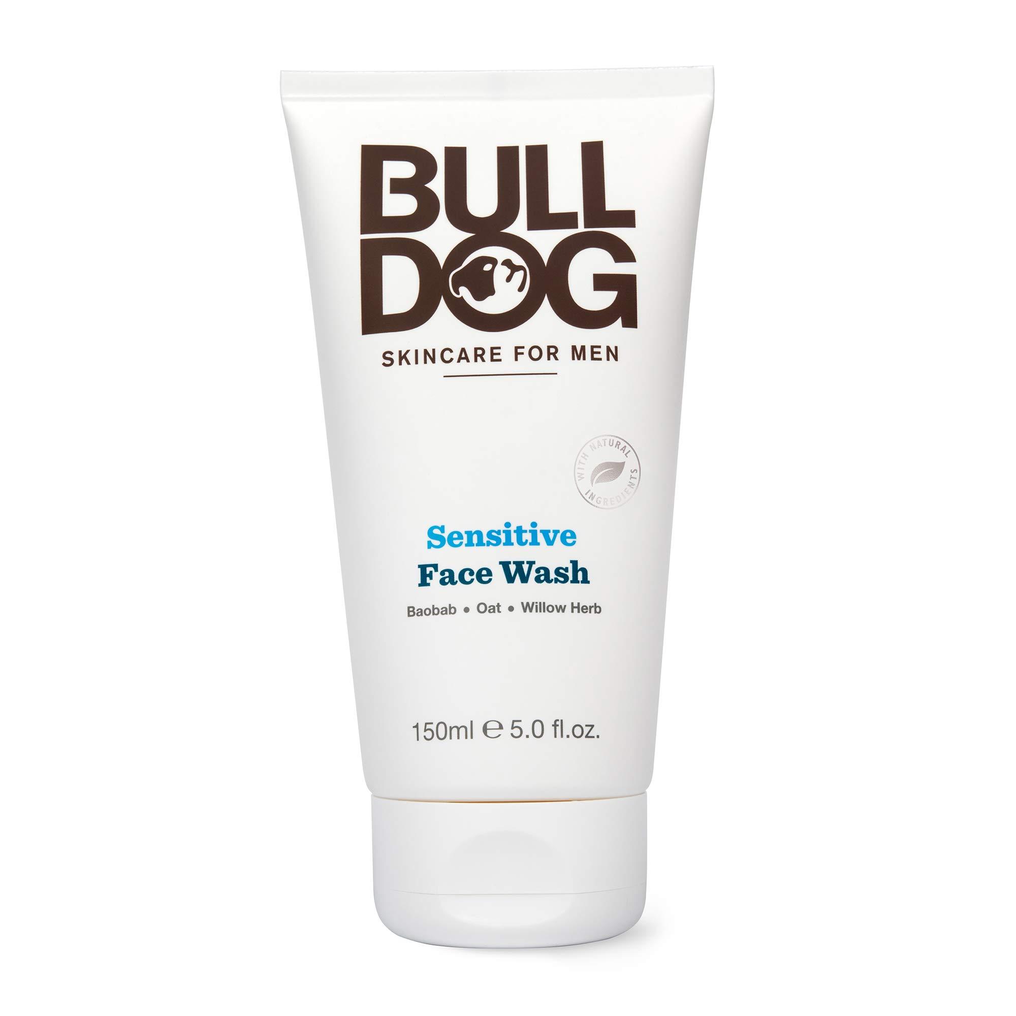 BULLDOG SKINCARE FOR MEN Bulldog Mens Skincare and Grooming Sensitve Face Wash, 5 Ounce