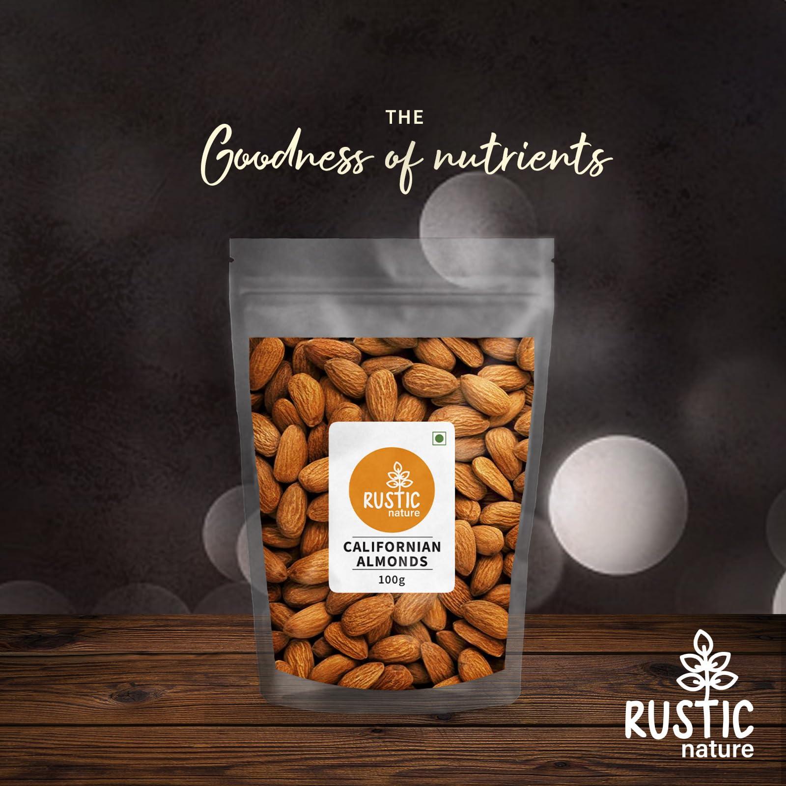 Rustic Nature Rustic Nature Dry Fruits Mixed Combo Pack of Almond, Cashew, Raisin, Pistachio All Premium 100g*4 - (400g)