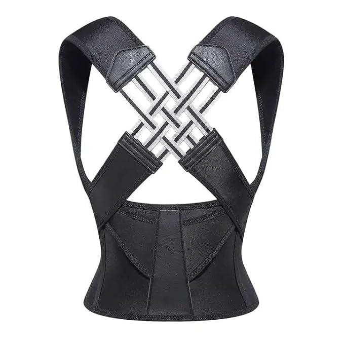 Zenoptix Zenoptix Posture Corrector for Women and Men, Adjustable Back Posture Belt Office Home Gym Unisex, Back Brace for Clavicle Support and Providing Pain Relief from Neck, Back and Shoulder